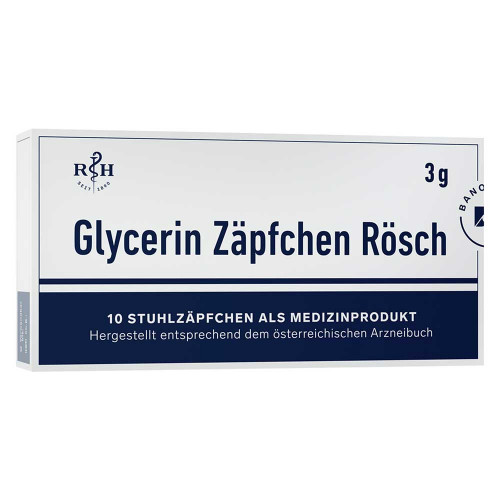 GLYCERIN Z&Auml;PFCHEN R&ouml;sch 3 g gegen Verstopfung