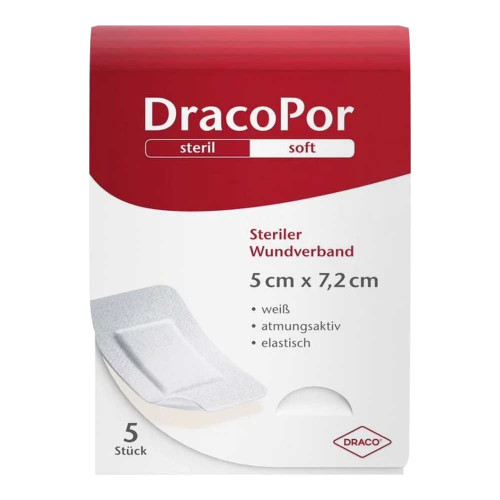 DRACOPOR Wundverband 8x15 cm steril