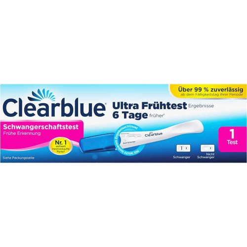 CLEARBLUE Schwangerschaftstest fr&uuml;he Erkennung