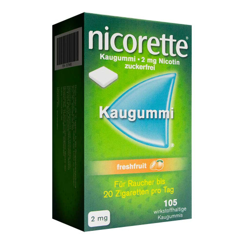 NICORETTE 2 mg freshfruit Kaugummi