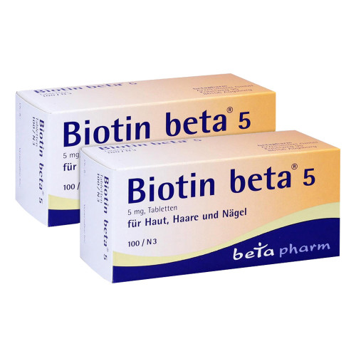 BIOTIN BETA 5 Tabletten