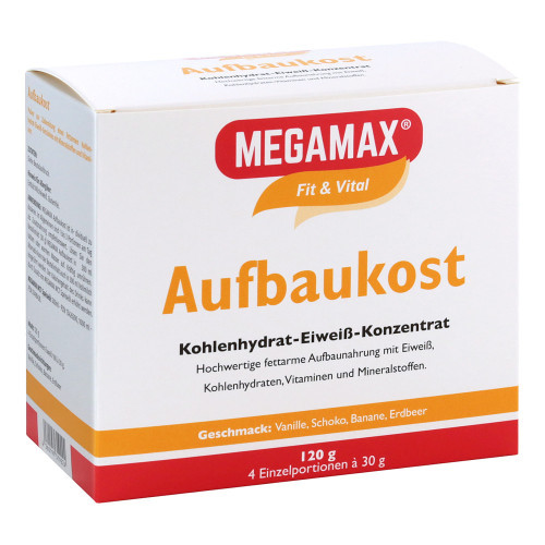 MEGAMAX Aufbaukost 4 Sorten Pulver