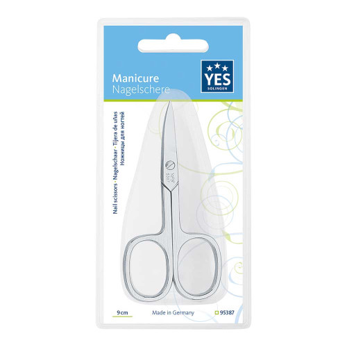 YES NAGELSCHERE 9 cm Kullenblatt