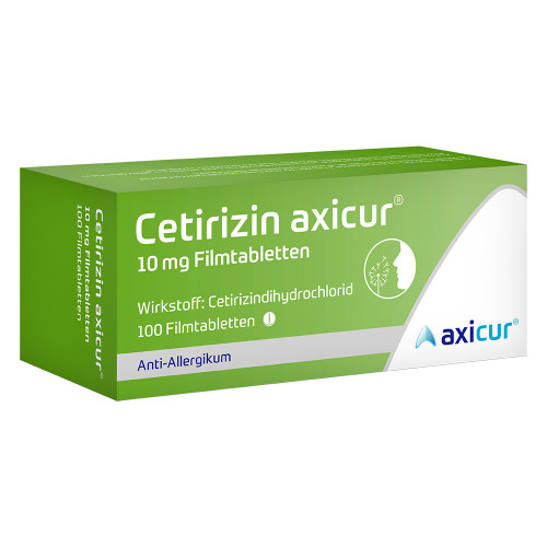 CETIRIZIN axicur 10 mg Filmtabletten