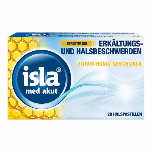 ISLA MED akut Zitrus-Honig Pastillen