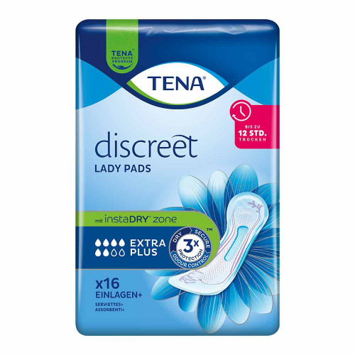 TENA LADY Discreet Inkontinenz Einlagen extra plus