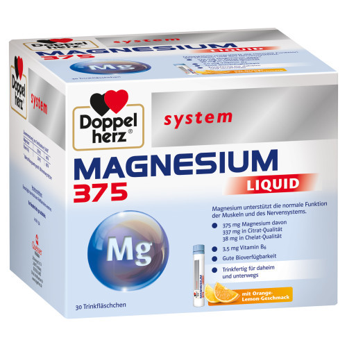 DOPPELHERZ Magnesium 375 Liquid system Trinkamp.
