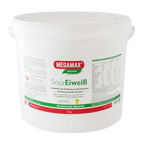 MEGAMAX Soja Eiwei&szlig; neutral Pulver