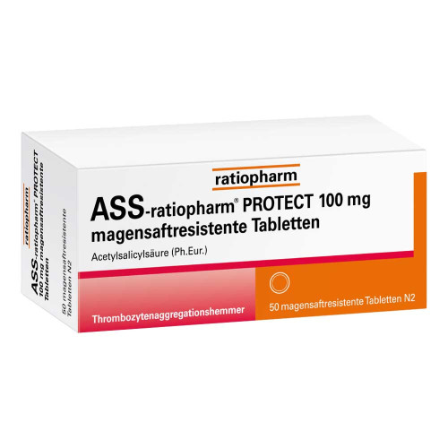 ASS-ratiopharm PROTECT 100 mg magensaftr.Tabletten