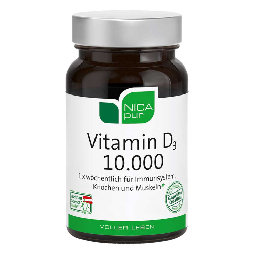NICAPUR Vitamin D3 10.000 Kapseln