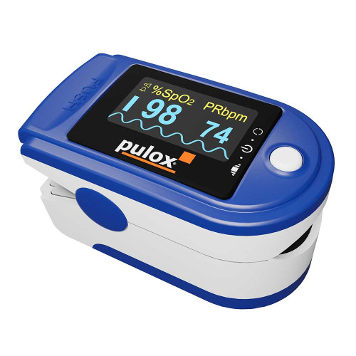 PULOX PO-200A Pulsoximeter blau