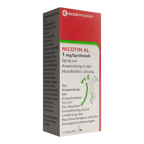 NICOTIN AL 1 mg/Spr&uuml;hsto&szlig; Spray z.Anw.i.d.Mundh&ouml;.