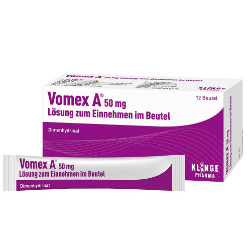 VOMEX A 50 mg Lsg.z.Einnehmen im Beutel