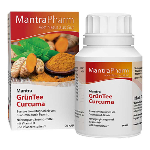 MANTRA Gr&uuml;nTee Curcuma Kapseln
