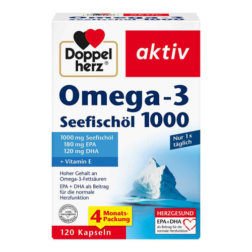 DOPPELHERZ Omega-3 Seefisch&ouml;l 1000 Kapseln