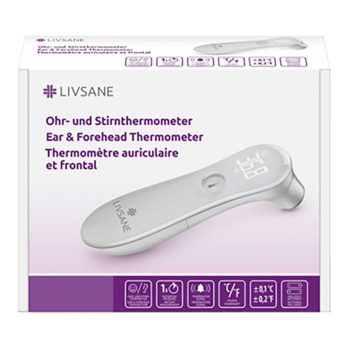 LIVSANE Ohr- und Stirnthermometer