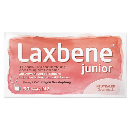 LAXBENE junior 4 g Neutral PLE Kdr.6 Mon.-8 Jahre