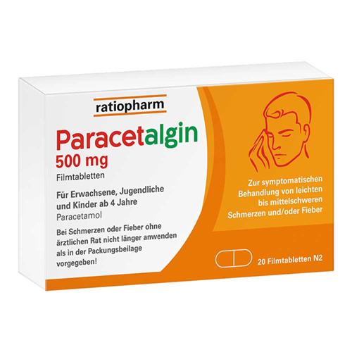 PARACETALGIN 500 mg Filmtabletten