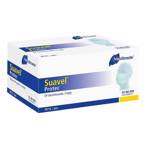 SUAVEL Protec OP-Maske 3lagig Typ II blau