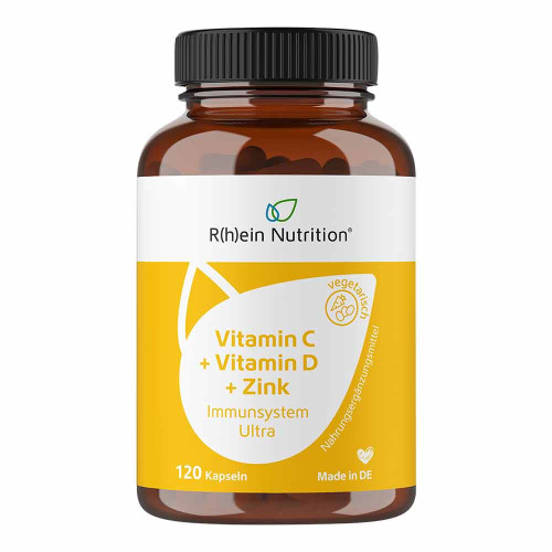 VITAMIN C+VITAMIN D+Zink Immunsystem Ultra Kapseln