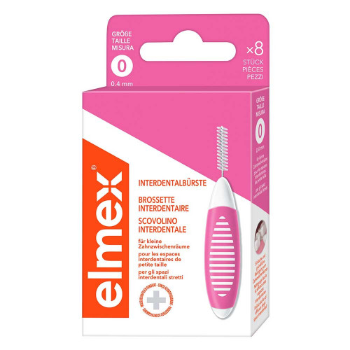 ELMEX Interdentalb&uuml;rsten ISO Gr.0 0,4 mm rosa
