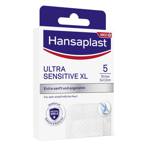 HANSAPLAST Ultra Sensitive Wundverband 5x7,2 cm XL