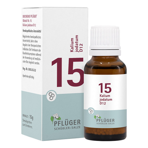 BIOCHEMIE Pfl&uuml;ger 15 Kalium jodatum D 12 Globuli