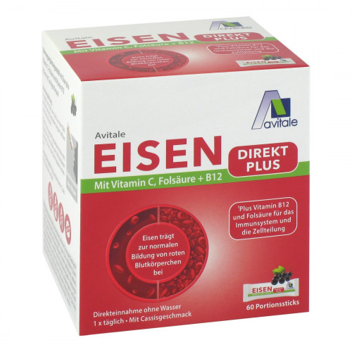 EISEN DIREKT plus Vitamin C+Fols&auml;ure+B12 Pulver