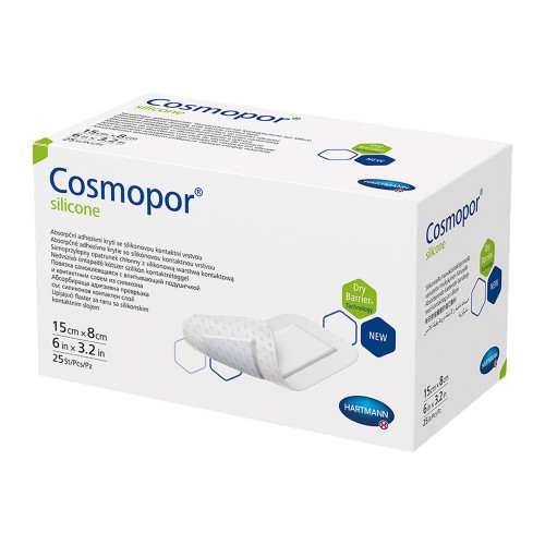 COSMOPOR silicone Wundverband 8x15 cm