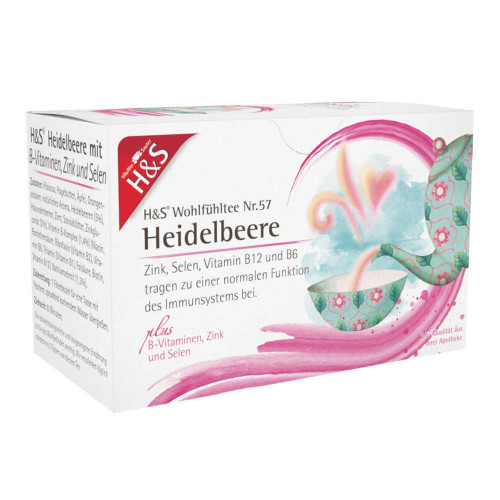 H&S Heidelbeere m.B-Vitaminen Zink und Selen Fbtl.