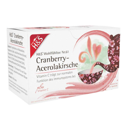 H&S Cranberry-Acerolakirsche mit Vitamin C Fbtl.