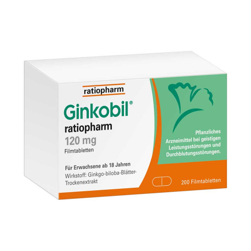 Ginkobil ratiopharm 120mg mit Ginkgo biloba