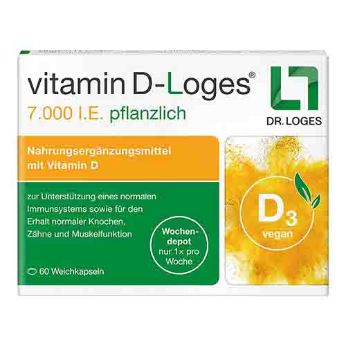 VITAMIN D-LOGES 7.000 I.E. pflanzlich Wochendepot