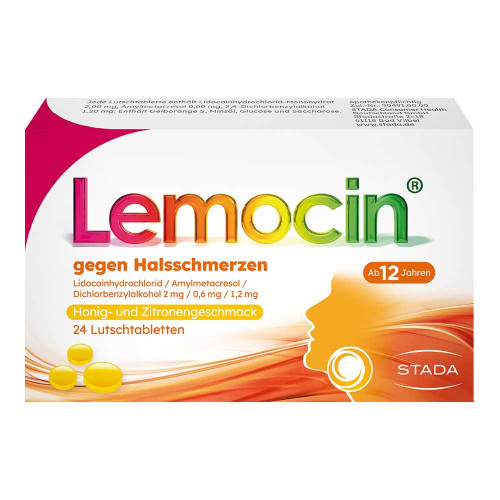 LEMOCIN gegen Halsschmerzen Honig-u.Zitroneng.Lut.