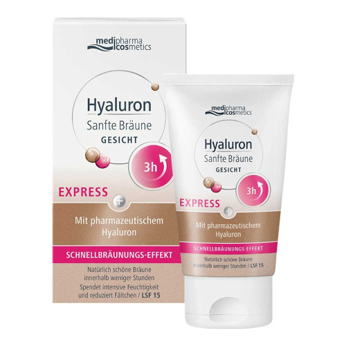 HYALURON SANFTE Br&auml;une Express Gesicht Creme