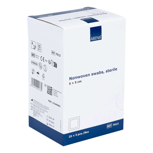 VLIESKOMPRESSEN steril 5x5 cm 4lagig