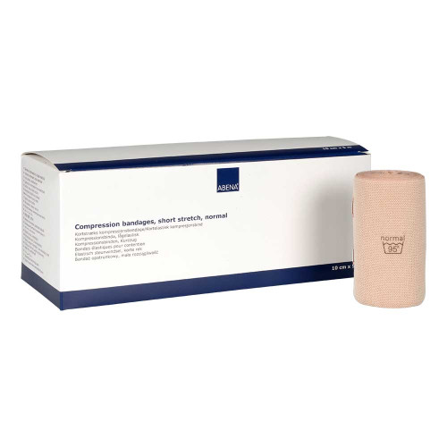 KURZZUGBINDE Kompression 10 cmx5 m beige