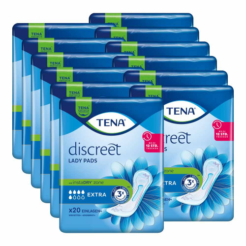 TENA LADY Discreet Inkontinenz Einlagen extra