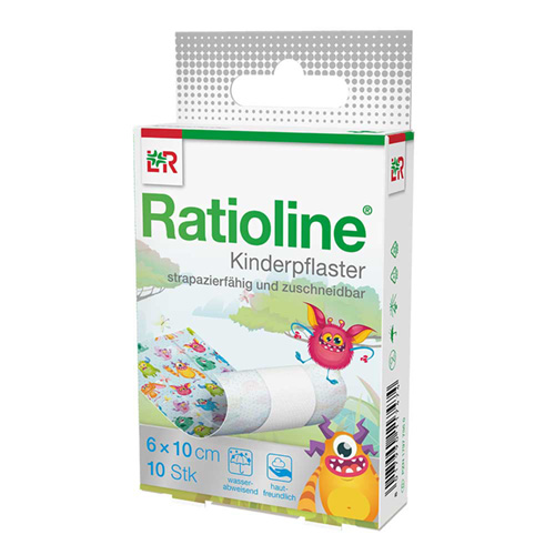 RATIOLINE Kinderpflaster zuschneidbar 6 cmx1 m