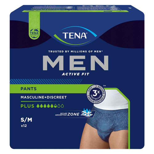 TENA MEN Act.Fit Inkontinenz Pants plus S/M blau