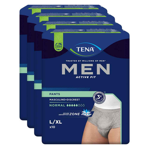 TENA MEN Act.Fit Inkontinenz Pants norm.L/XL grau