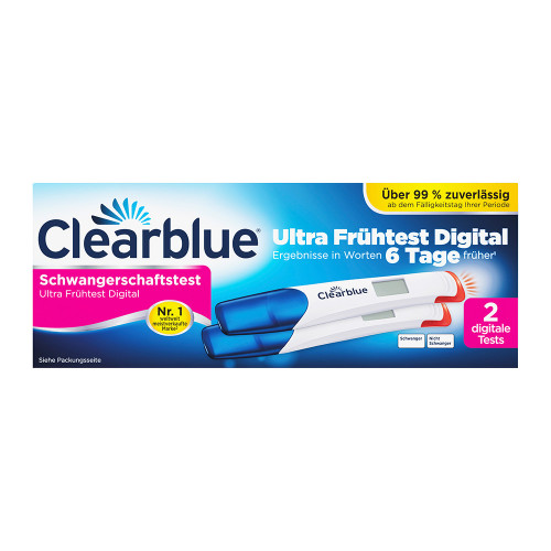 CLEARBLUE Schwangerschaftst.Ultra Fr&uuml;htest digital