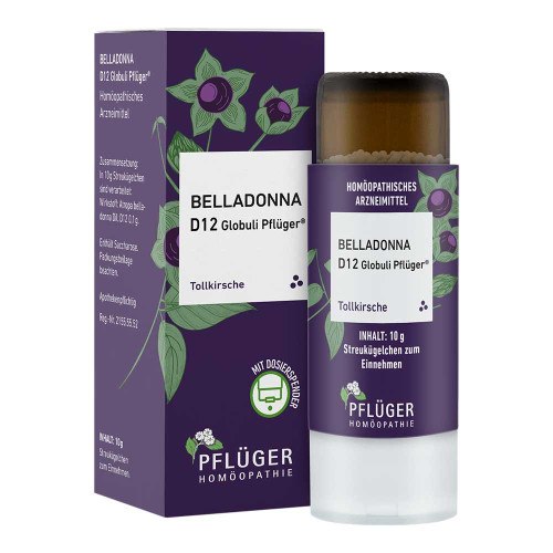 BELLADONNA D 12 Globuli Pfl&uuml;ger Dosierspender