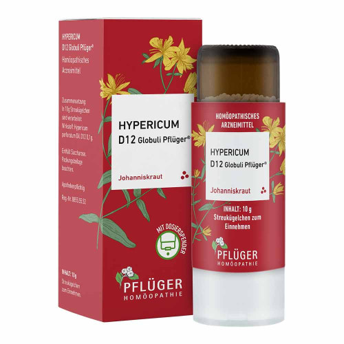 HYPERICUM D 12 Globuli Pfl&uuml;ger Dosierspender