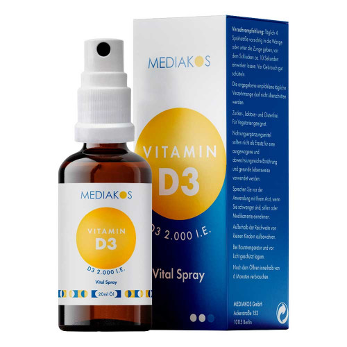 VITAMIN D3 2000 I.E. Mediakos Vital Spray