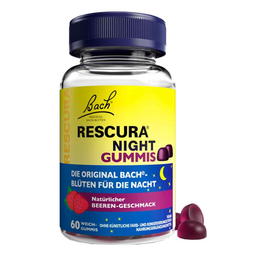 BACHBL&Uuml;TEN Original Rescura Night Gummis Beere