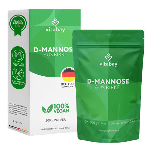 D-MANNOSE PULVER aus Birke vegan