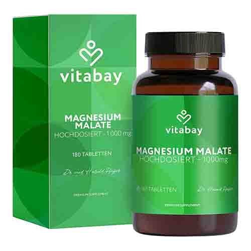 MAGNESIUM MALATE 1000 mg vegan hochdosiert Tabl.