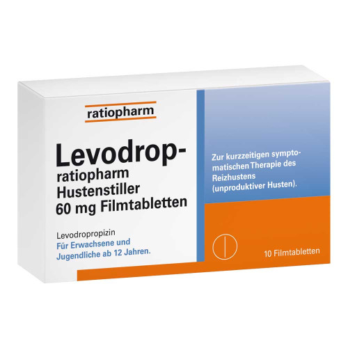 LEVODROP-ratiopharm Hustenstiller 60 mg Filmtabl.