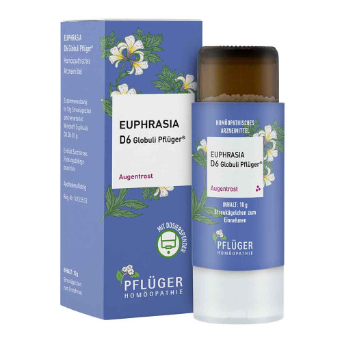 EUPHRASIA D 6 Globuli Pfl&uuml;ger Dosierspender